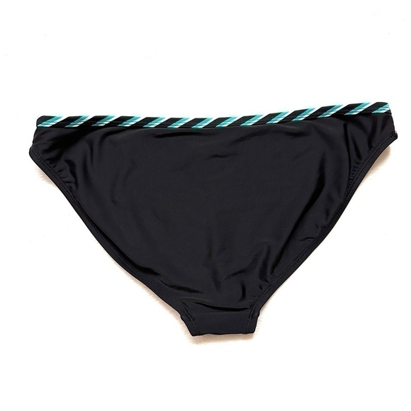 Black Full Coverage Bikini Bottom Size M - Picture 2 of 5